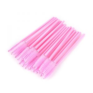 Noemi Mascara Brushes Pink 50pcs