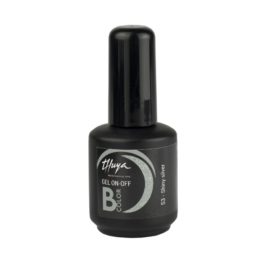 Thuya - Ημιμόνιμο Βερνίκι B-Color Shiny Silver Nº53 14ml
