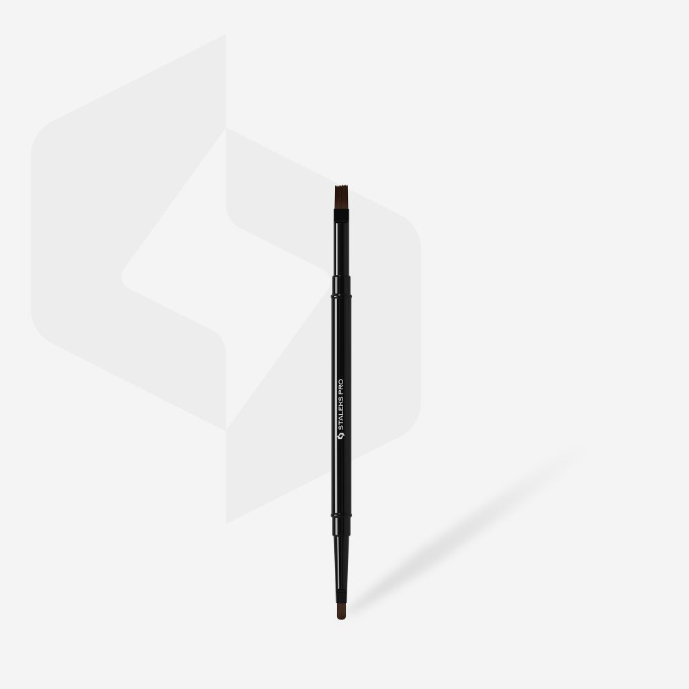 STALEKS Διπλό Πινέλο EXPERT gel 7 mm / gel 10 mm - Image 2