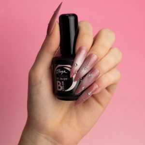 Thuya - Ημιμόνιμο Βερνίκι B-Color Cat Eye Nude Silver Nº75 14ml