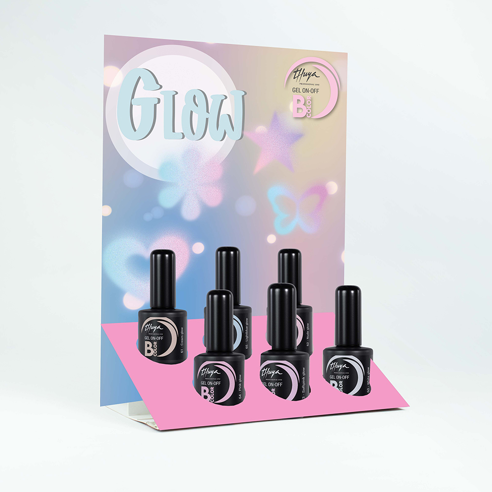 Thuya - Ημιμόνιμο Βερνίκι B-Color Pink Glow Nº64 14ml - Image 4