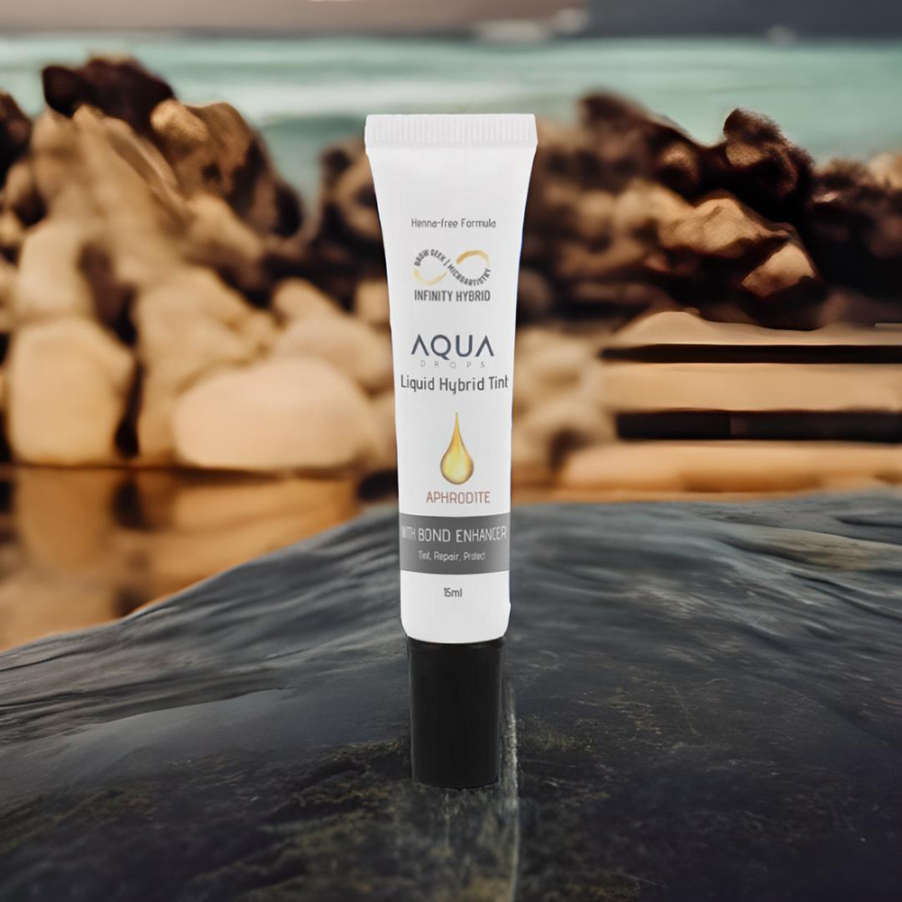 Aqua Drops® · Βαφή Φρυδιών Light Brown Aphrodite Brow Tint · 15ml with Peptide Bond Builder - Aphodite (Light Brown) - Image 4