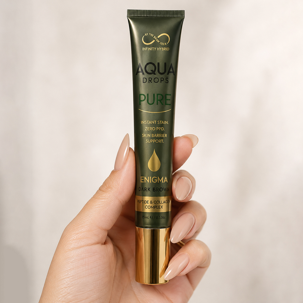 Aqua Drops® PURE · Enigma (Dark Brown) · PPD- Free · 15ml - Image 4